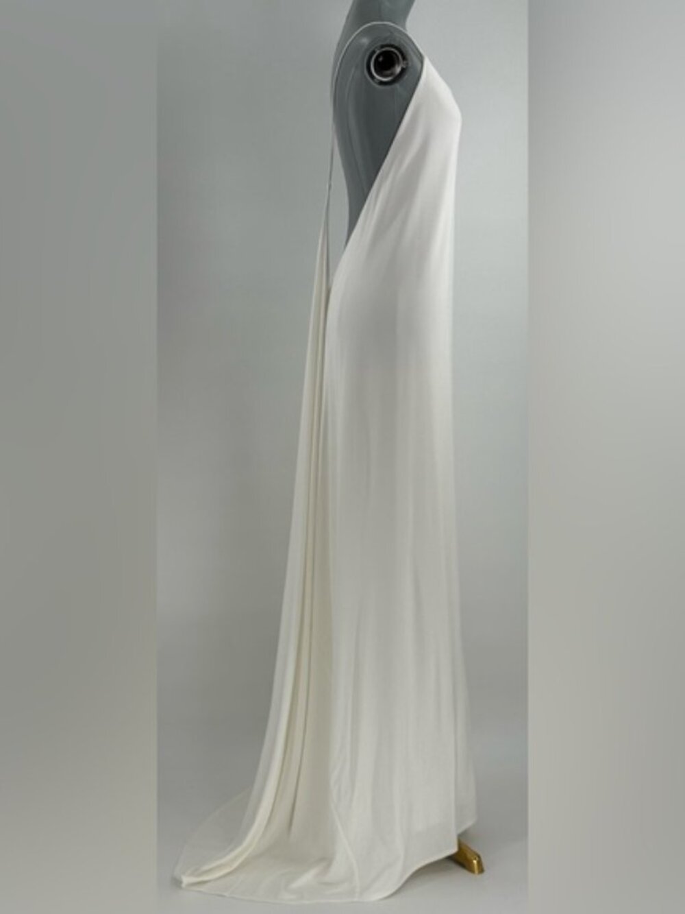 🆕 RAT & BOA 🧿 NWOT Amora Back Draped Jersey Dress, White - Sz M - Picture 4 of 15